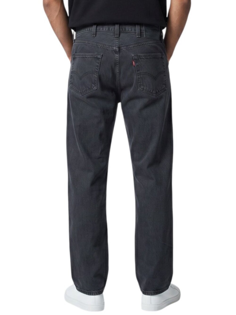 Levis 501 Men's Denim Jeans Size 38x30 Vintage Black Wash Button Fly